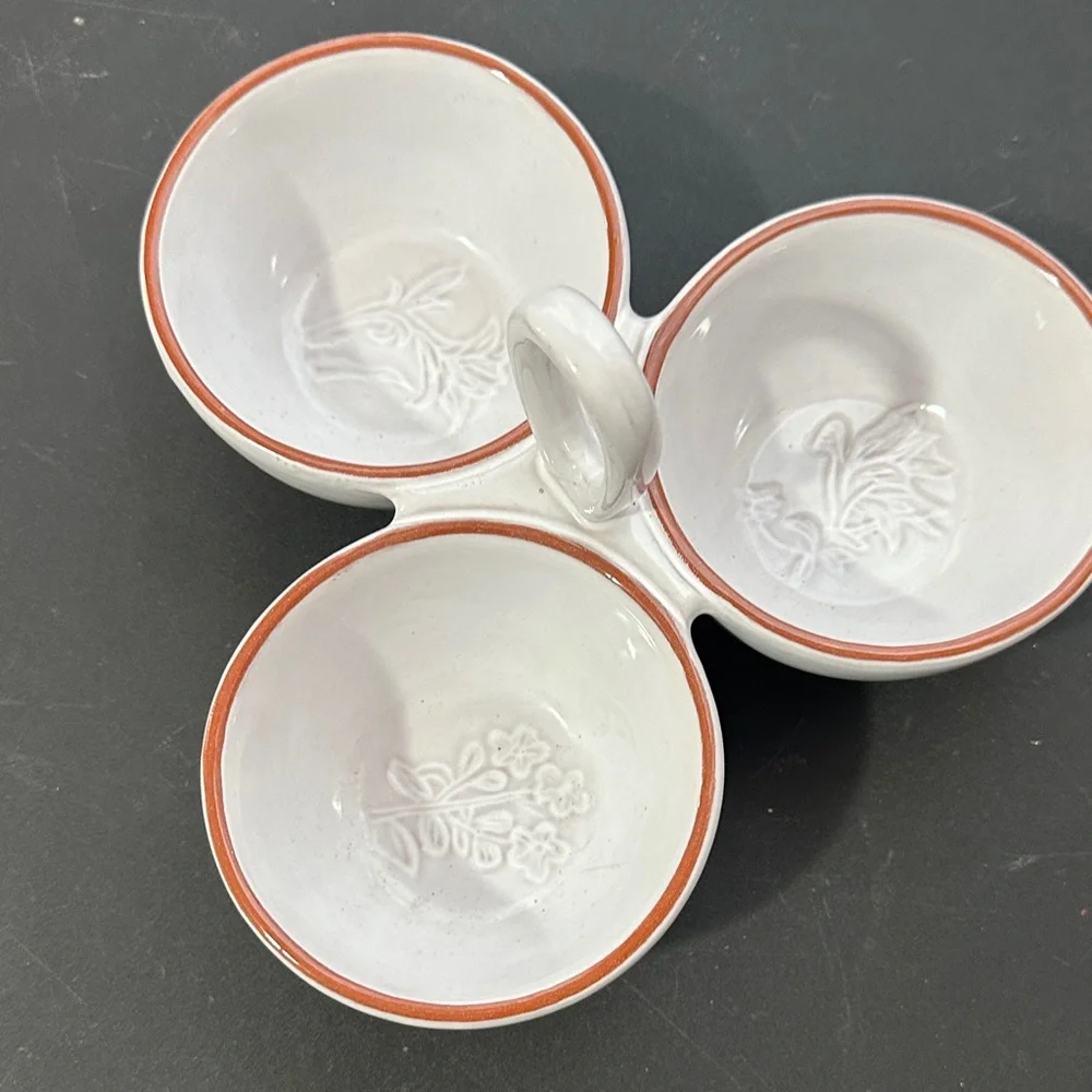 Pier 1 terracotta appetizer dish